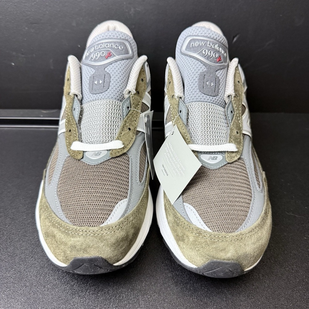 New Balance 990v6 Mens Size 9.5 Casual Sneakers Olive Green Made in USA Shoes - Picture 6 of 13
